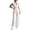 A1 White, variant on GILIGEGE Women 2 Piece Suit Set,Pant Suits for Women,Sleeveless Blazer Vest Wide Leg Pantsuit Sets,Two Piece Outfit Professional Office Work Pantsuits Set,Business Casual Blazer Sets Black L