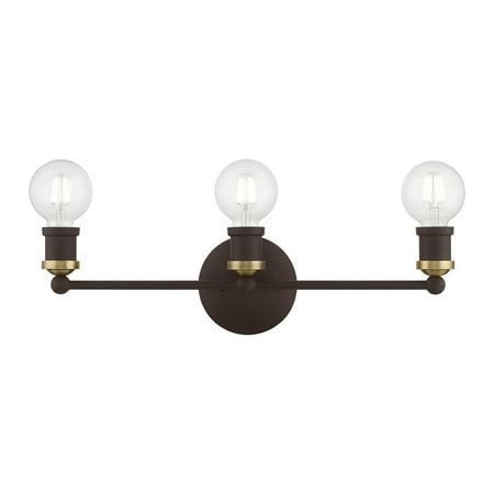 

Livex Lighting 14423 Lansdale 3 Light 20 Wide Commercial Vanity Light - Bronze / Antique