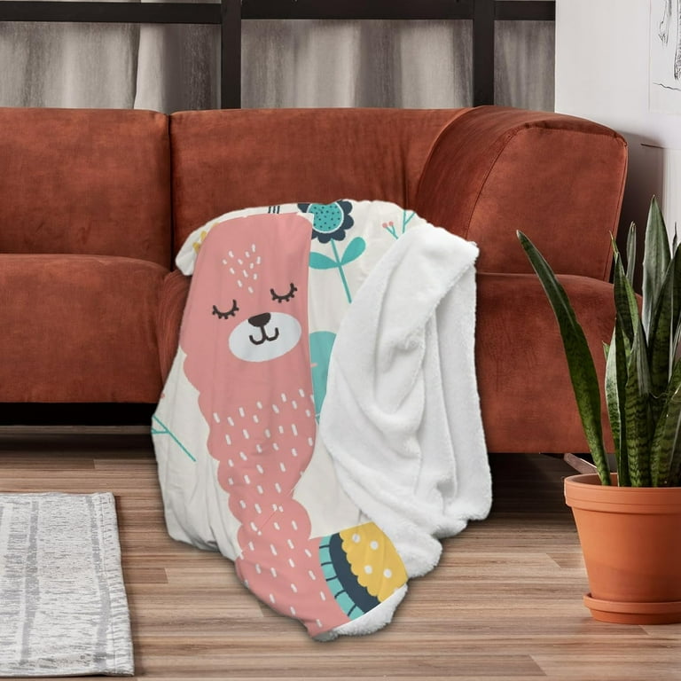 Llama hooded blanket sale