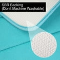 thumbnail image 4 of REGALWOVEN Bath Mat Memory Foam Bath Rugs for Bathroom, Turquoise Blue 32" x 20"/80 x 50cm(L*W), 4 of 6