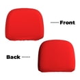 thumbnail image 4 of Goofa Red Pattern 2 PCS Car Headrest Cover, Headrest Protector,Universal Interior Car Accessories, 4 of 6