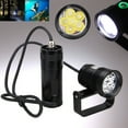 thumbnail image 3 of PVCS Underwater 150m 10000lm 6x L2 LED SCUBA Diving Flashlight Torch Light+Bracket, 3 of 9