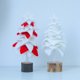 thumbnail image 5 of Bearachild Adorno para árbol de Navidad, adorno de de tamaño pequeño para el hogar, decoración de tela de fieltro, decoraciones para festivales, Kits de decoración para fiestas Blanco Bearachild HA070750-02, 5 of 6