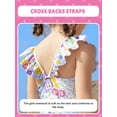 thumbnail image 3 of Traje de baño de una pieza Angel Season Volante Daisy Floral 5T, 3 of 5