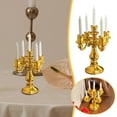 thumbnail image 2 of BKER Accessoires de Poupée Modèle de Scène Miniature Mini Support de Bougie Décoration Ornements, 2 of 5