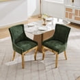 thumbnail image 5 of JESTOP Fabric Vintage Upholstered Dinging Chairs Set of 2, Farmhouse Solid Wood Kitchen Dining Room Chairs with Nailheads Legs, 5 of 12