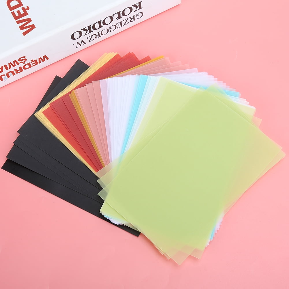 Tracing Paper, 100pcs 2 Colors Drawing Tracing Paper, Painting Cards