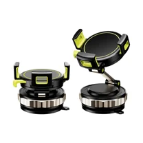 Vacuum Magnetic Phone Holder for Car Dashboard, Hands Free Strong Suction 360 Rotation Universal Fit Cell Phone Mount Stand for Windshield with No Trace