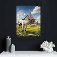thumbnail image 4 of Nawypu Highland Cow Canvas Wall Art Black and White Animal Print Pictures Highland Cattle Photo Framed Farmhouse Painting for Home Decor, 4 of 4