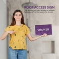 thumbnail image 5 of ADA CENTRAL SIGNS - 6" X4" Shower Sign - ADA Compliant Tactile Graphics Grade 2 Braille Text | Wall Mount Plastic Signs for Shopping Malls, Offices, Hotels, Schools, Apartments, and Restaurants, 5 of 7