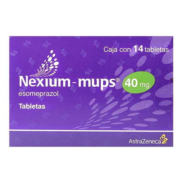 Nexium-mups Esomeprazol 40 mg 14 tabletas