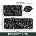 thumbnail image 7 of Pioneer Flower Floral Print Pattern Kitchen Rugs Sets Of 2,Anti Fatigue Kitchen Mat Rugs Non Slip Washable,Decorative Kitchen Floor Mats for Kitchen,Sink,Laundry,17"X30"+17"X47", 7 of 7