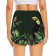 thumbnail image 4 of Haiem Palm Leaves And Exotic Birds Women's 2 in 1 Running Shorts - Lightweight Athletic Workout Gym Yoga Breathable Sports Shorts Liner with Phone Pockets-XX-Large, 4 of 9