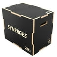 thumbnail image 1 of Synergee 3 in 1 Non-Slip Wood Plyometric Box for Jump Training and Conditioning. Wooden Plyo Box All In One Jump Trainer. Size - 24/20/16, 1 of 6