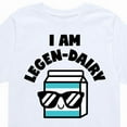 thumbnail image 3 of Instant Message - I Am Legen-Dairy - Cool Milk Carton - Toddler & Youth Short Sleeve Graphic T-Shirt, 3 of 6