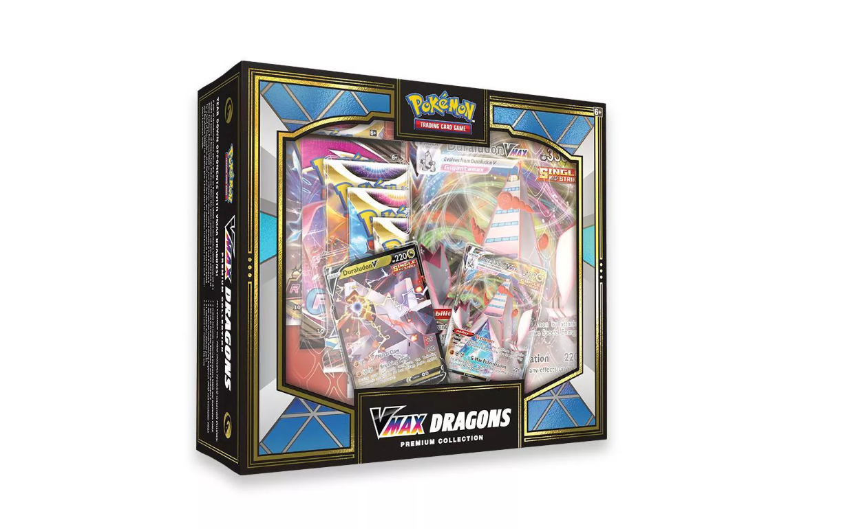 Pokémon TCG Reprints Rayquaza In VMAX Dragons Premium Collection