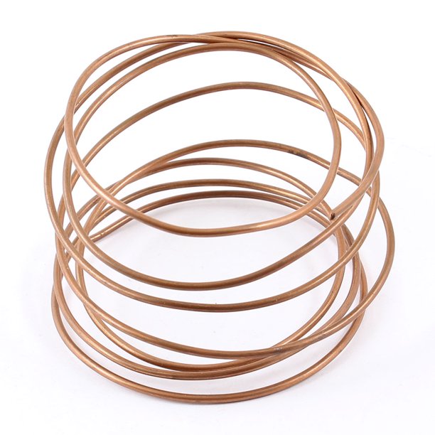 Bobina de tubería de refrigeración de cobre de 2 mm de diámetro, 1.5 m