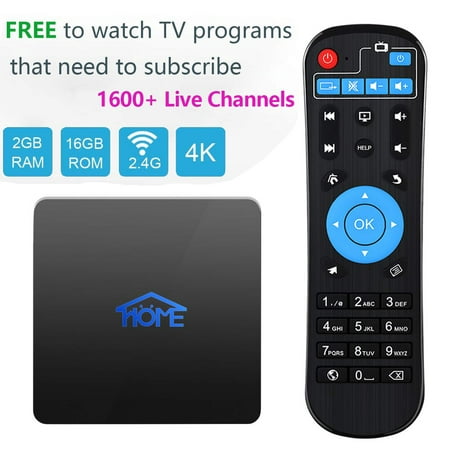 International IPTV Receiver Box 1600+ Global Live Channels 4K