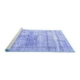 thumbnail image 2 of Ahgly Company Machine Washable Indoor Rectangle Persian Blue Traditional Area Rugs, 7' x 9', 2 of 4