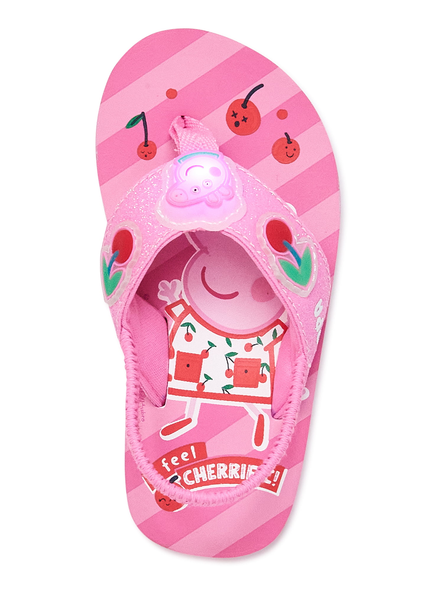 Sizes UK 5 to 11 Fun Peppa Design Gift for Girls Pepa Pig Girls Slip On Clogs Flip Flops Lightweight Garden Pool Beach Holiday Sandals