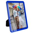thumbnail image 1 of Portarretrato Bluesun azul de vidrio 5x7 para pared y mesa, 1 of 7