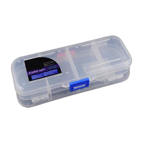 Double-layer Storage Case, Transparent Pencil Case, Multi-functional Design for Office Supplies, Convenient Double-sided Opening, Ideal for Organizing Stationery
