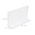 thumbnail image 2 of BESTYASH 10Pcs Store Shelf Dividers for Supermarket Supplies Transparent Pet Material Classification Sorting, 2 of 8