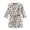 Coffee, variant on Girls Robes, Plush Soft Coral Fleece Animal Print Hooded Bathrobe Kids Boys White 4-5 Years
