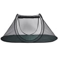 thumbnail image 2 of Pet Camping Tent Outdoor Playpens Cage Portable Breathable Pig Dogs Playpens HouseXBD176 Oval Tent with Black Net on Green Background 189x90x78cm, 2 of 14