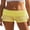 Yellow, variant on Women's Floral Lace Sheer Foldover Mini Shorts Y2k Summer Micro Shorts Party Clubwear Streetwear