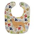thumbnail image 1 of "Treasures BB6376BIB Pawprints Babero para bebé, Bullmastiff, grande" Caroline's Treasures BB6376BIB, 1 of 1