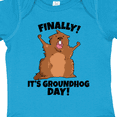 thumbnail image 4 of Inktastic Finally It's Groundhog Day Boys or Girls Baby Bodysuit, 4 of 5