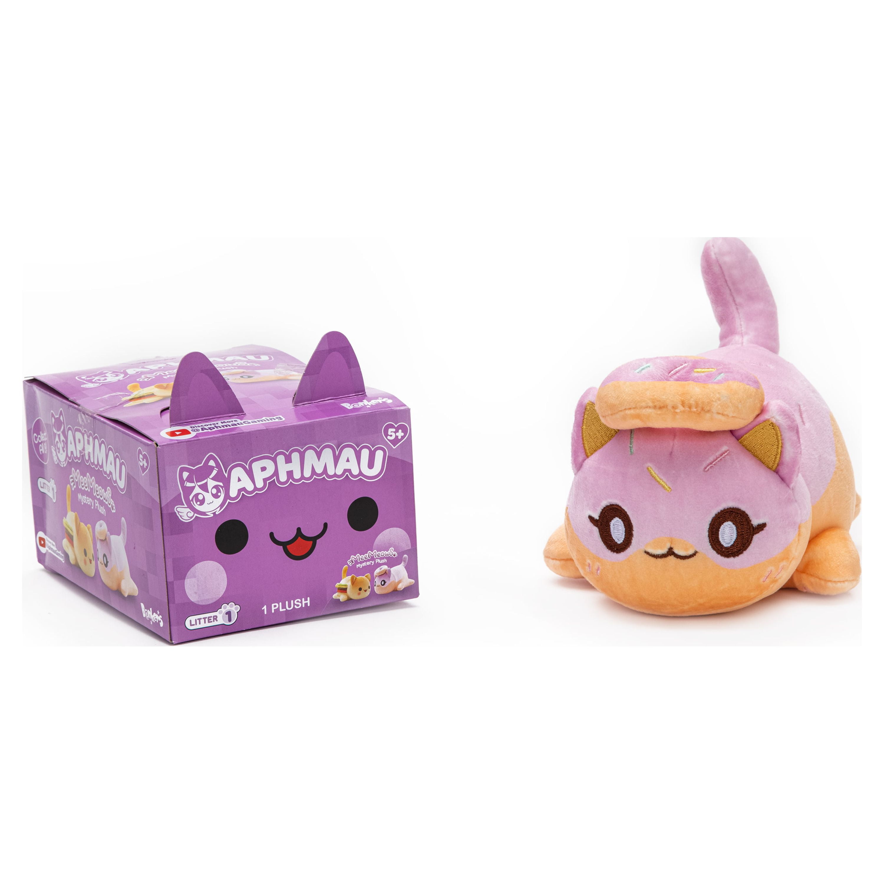 APHMAU MeeMeows Surprise Cat 5.5 Plush Toy Walmart