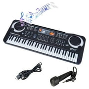 61 Keys Electronic Music Keyboard Kid Piano Organ W/Mic & Adapter Gift for Kids