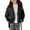 Black, variant on Vedolay Girls Fall Tops Girl's Sequin Jacket Zipper Lightweight Flight Party Long Sleeve Jacket,Black 5-6 Years