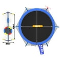 thumbnail image 6 of Mersco 16FT Heavy Duty Trampoline with Enclosure Net , Slide ,Swing Set Outdoor Trampoline for Backyard,Kids Trampoline with Basketball Hoop,Birthday and Holiday Gifts for Kids,Blue, 6 of 15