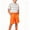 Orange, variant on YUANxueke Boys Summer 3-Piece Outfit Polka Dot Shirt & Shorts & Socks Sets Back to School Sports Clothes for 3-12 Years