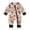 Beige, variant on Baby Girl Boy Halloween/Thanksgiving Long Sleeve Pumpkin/Turkey Romper Zipper Jumpsuit 0-12M (Green, 3-6 Months)