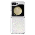 thumbnail image 5 of CCSmall Glitter Sparkly Bling Clear Case for Samsung Galaxy Z Flip 6 , Flowing Liquid Quicksand Cover Soft TPU Phone Case for Samsung Galaxy Z Flip6 LSZ Colorful, 5 of 6