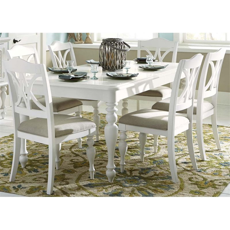 Liberty Furniture Summer House I 7 Piece Dining Set in Oyster White