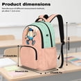 thumbnail image 7 of Xoenoiee Baseball Ice Cream Drip Print 17 Inch Backpack for Boys Girls Kids Large Capacity Bookbag School Bag Backpacks Satchel with Adjustable Padded Straps for Preschool Kindergarten Elementary, 7 of 7