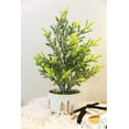 thumbnail image 3 of Flora Bunda CH1995E-WH 11.5' Frosted Xmas tree in 4' Reversed Bowl Pot, 3 of 3