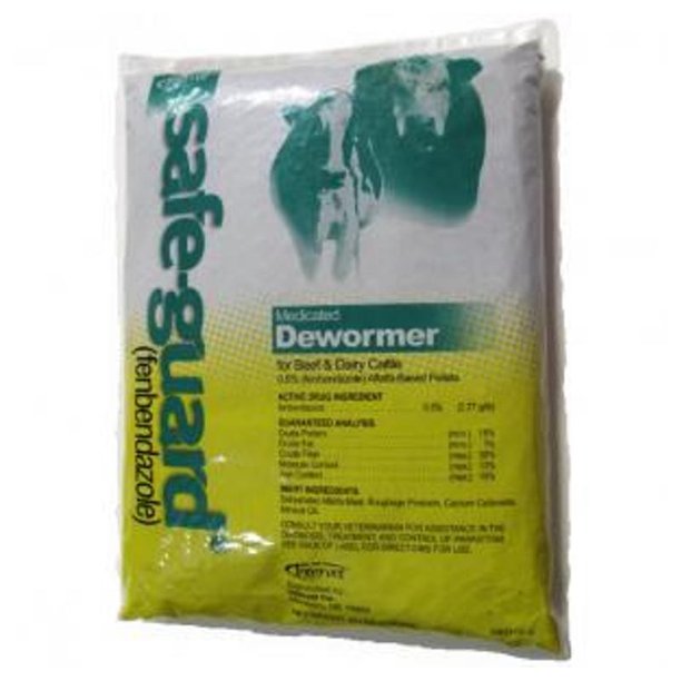 Safeguard Cattle Dewormer 10 Pounds Pellets .5