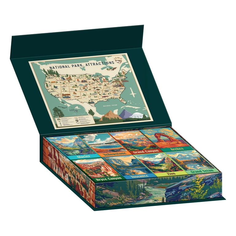 RoseArt National Parks Gift Set Adult Interlocking Puzzle