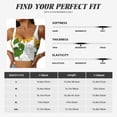 thumbnail image 4 of Rateoe Plump Sunflower And Sketch Print Womens' Sports Bras Scoop Neck Sports Vest- Padded U Back Seamless High Impact Support, 4 of 7