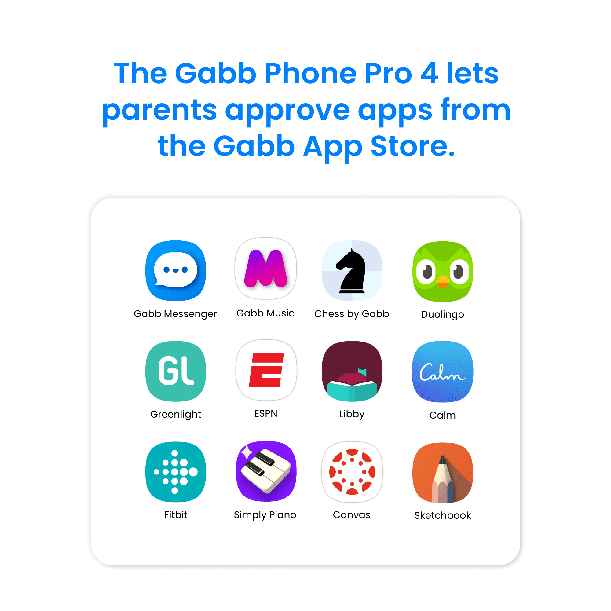 Gabb Phone 4 Pro - Teen Smartphone, GPS Tracker, Parental Controls, No Social Media, No Internet, Dark Blue