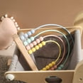 thumbnail image 6 of bopoobo Wooden Rainbow Abacus for Toddlers,Teaches Early Math Skills and Counting,Wooden Education Montessori Toys Learning Game for Kids, 6 of 7