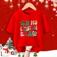 thumbnail image 3 of Camiseta con estampado de In My Christmas Era para niños, informal, de manga corta y cuello redondo, para el día de Navidad, ropa para niños, 3 of 5