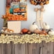 thumbnail image 5 of pstuiky Decoraciones de Halloween y Acción de Gracias guirnalda de hojas artificiales calabaza colgante de ratán guirnalda de hojas de arce decoración para interiores hogar Halloween, 5 of 6