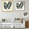 thumbnail image 4 of Designart "Sequoia Leaves In Sooty Shade" Leaves Floater Framed Wall Decor, 4 of 5